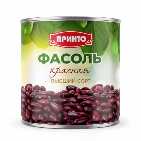 Фасоль красная натуральная ПРИНТО ж/б 420гр/12